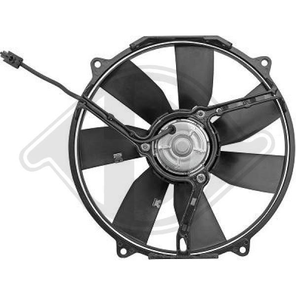 Diederichs 8162003 Hub, engine cooling fan wheel 8162003