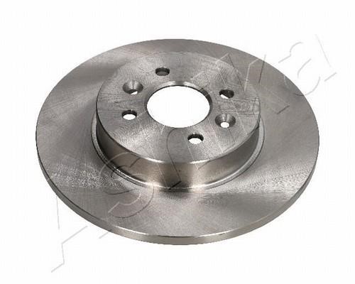 Ashika 61-00-715 Rear brake disc, non-ventilated 6100715