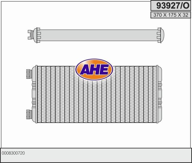 AHE 93927/O Heat exchanger, interior heating 93927O