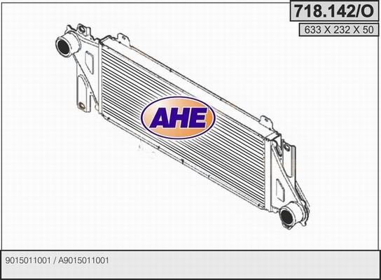 AHE 718.142/O Intercooler, charger 718142O