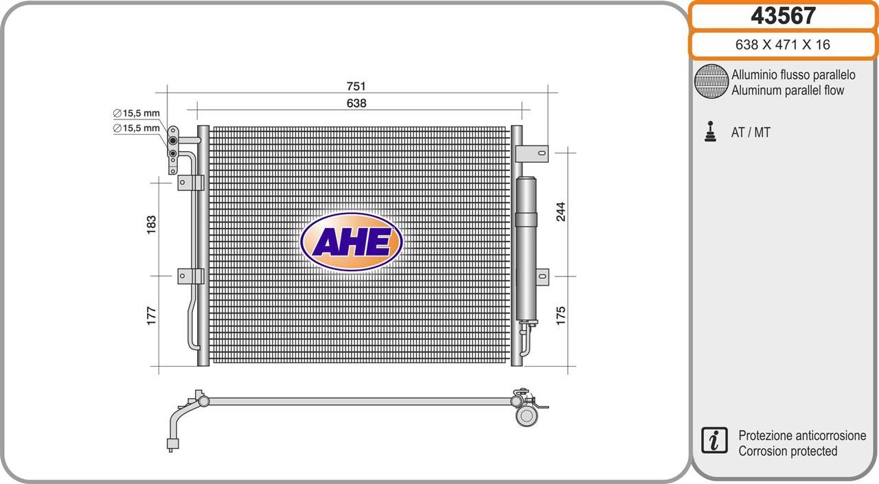 AHE 43567 Cooler Module 43567