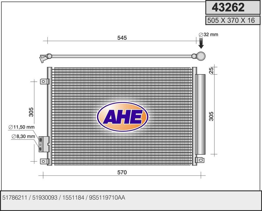 AHE 43262 Cooler Module 43262