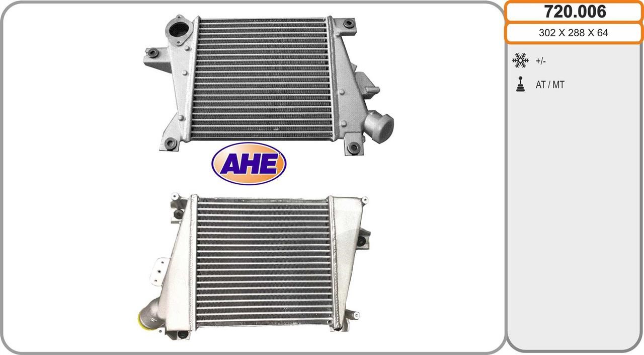 AHE 720.006 Intercooler, charger 720006