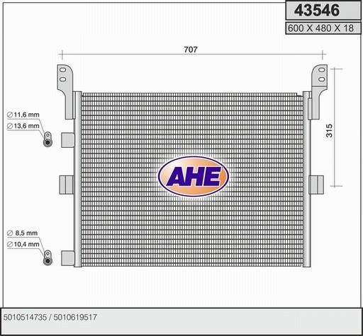 AHE 43546 Cooler Module 43546