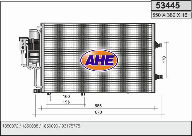 AHE 53445 Cooler Module 53445