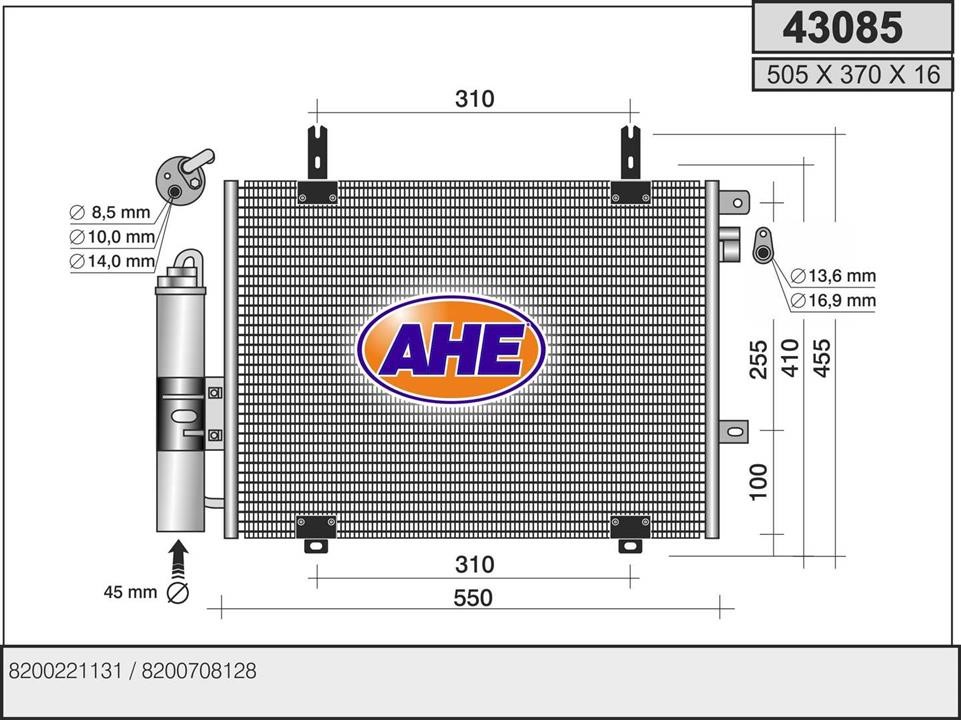AHE 43085 Cooler Module 43085