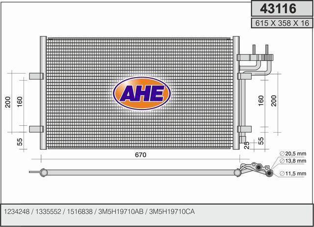 AHE 43116 Cooler Module 43116