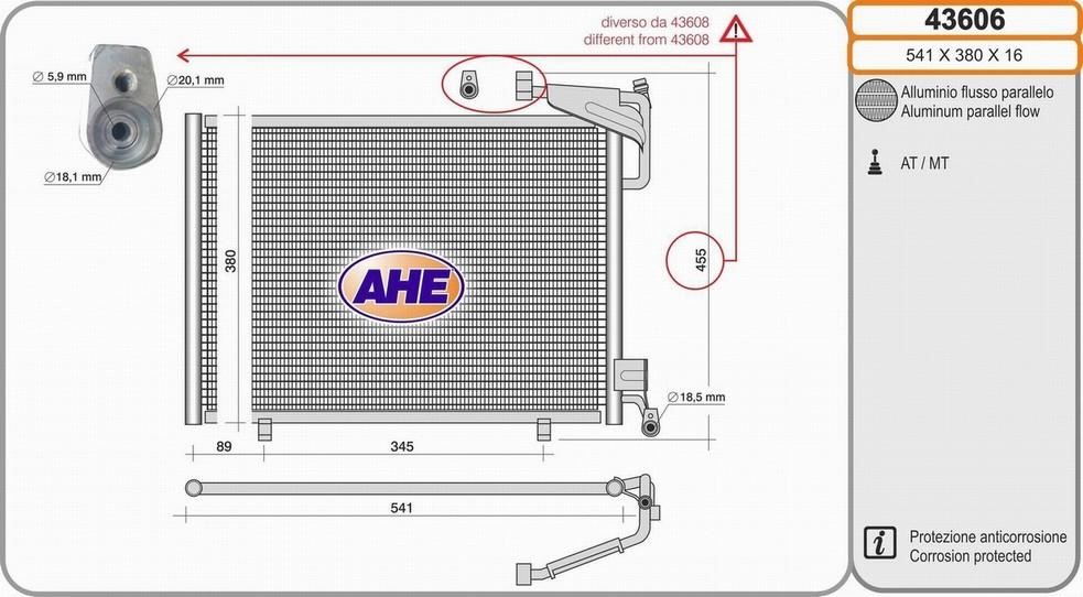 AHE 43606 Cooler Module 43606