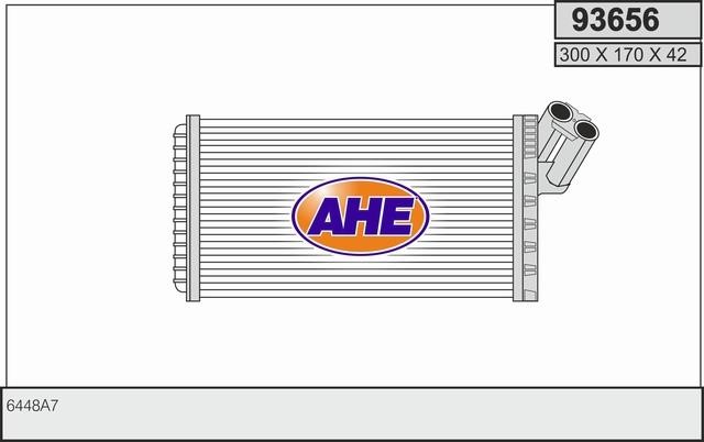 AHE 93656 Heat exchanger, interior heating 93656