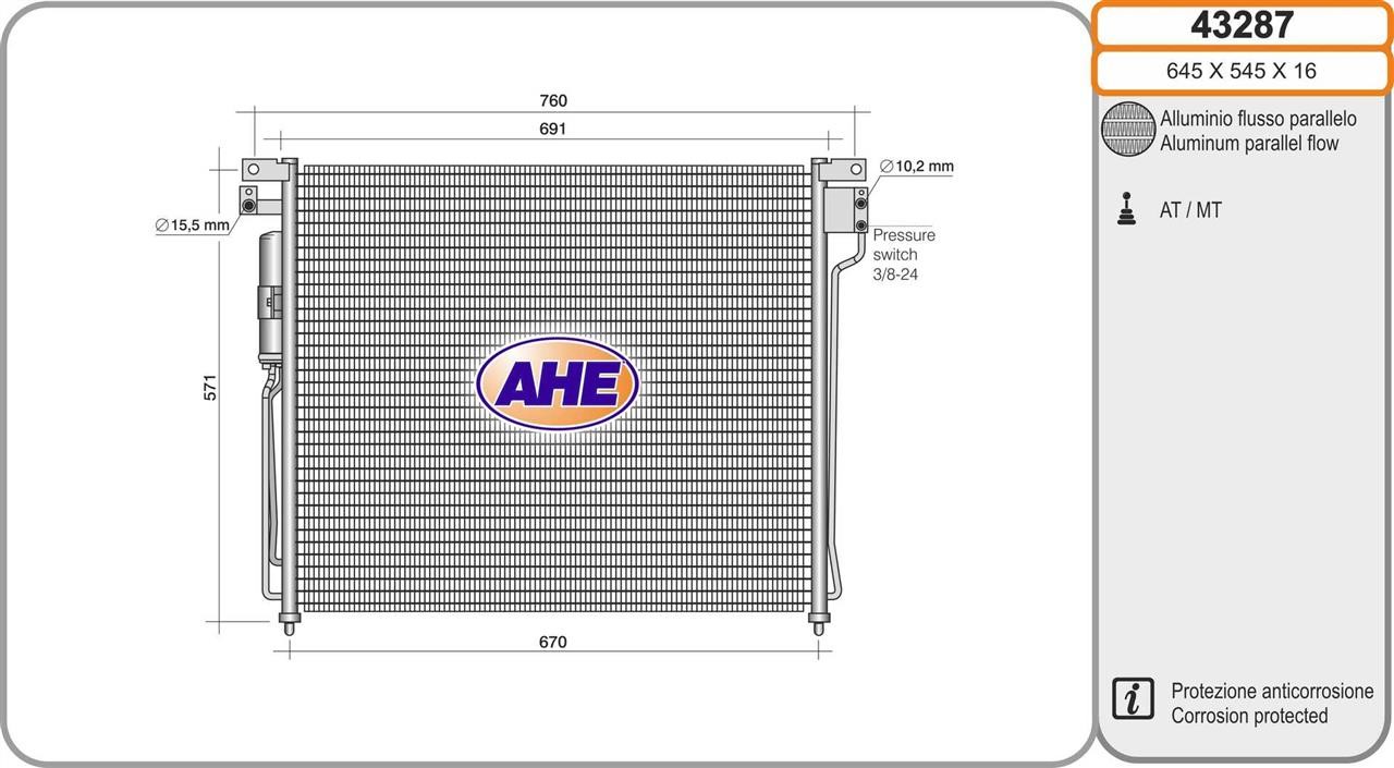 AHE 43287 Cooler Module 43287
