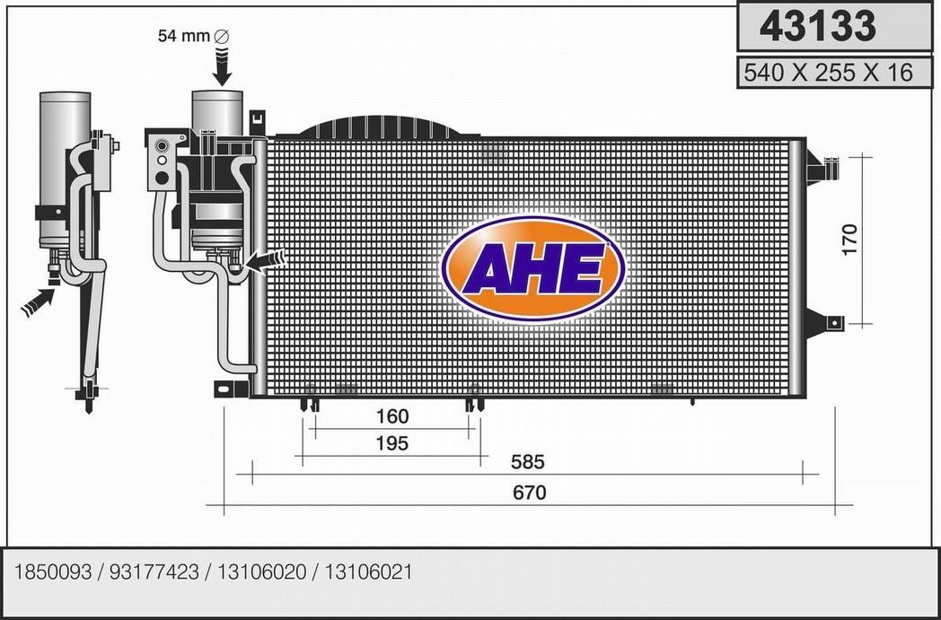 AHE 43133 Cooler Module 43133