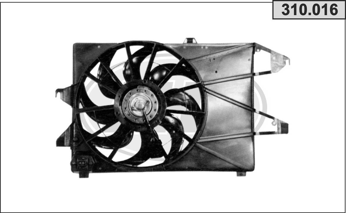 AHE 310.016 Fan, radiator 310016