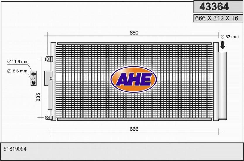 AHE 43364 Cooler Module 43364