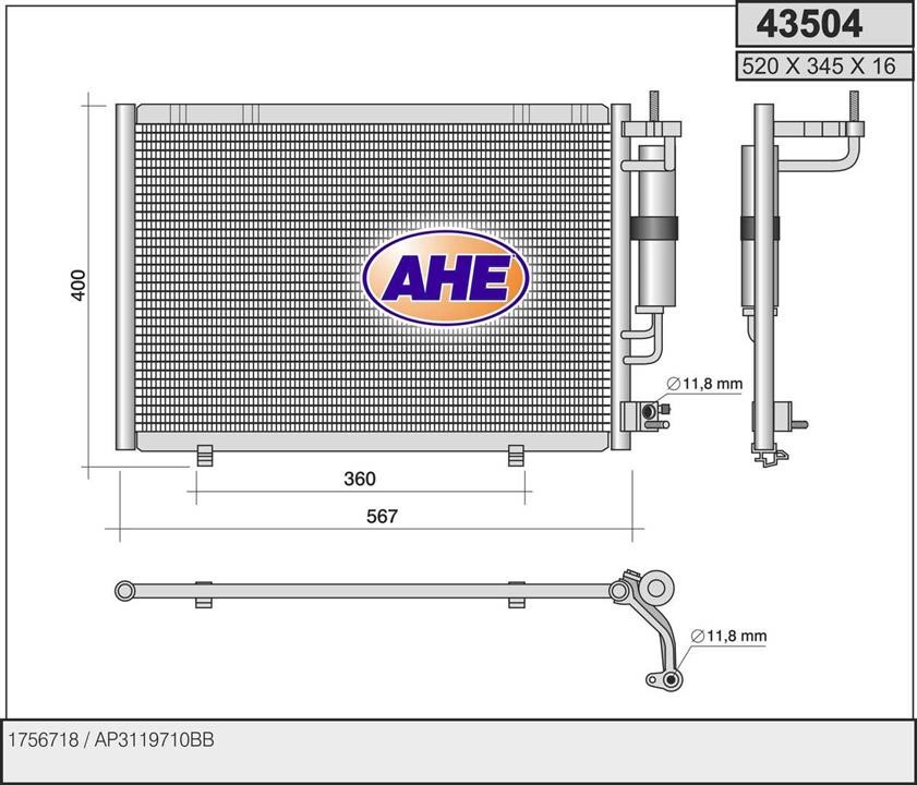 AHE 43504 Cooler Module 43504