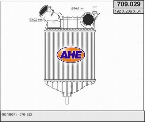 AHE 709.029 Intercooler, charger 709029