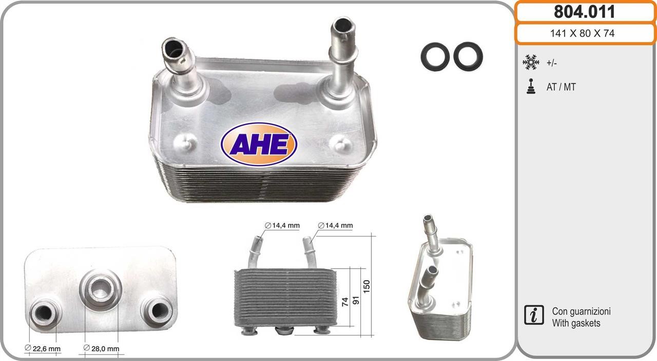 AHE 804.011 Oil Cooler, engine oil 804011