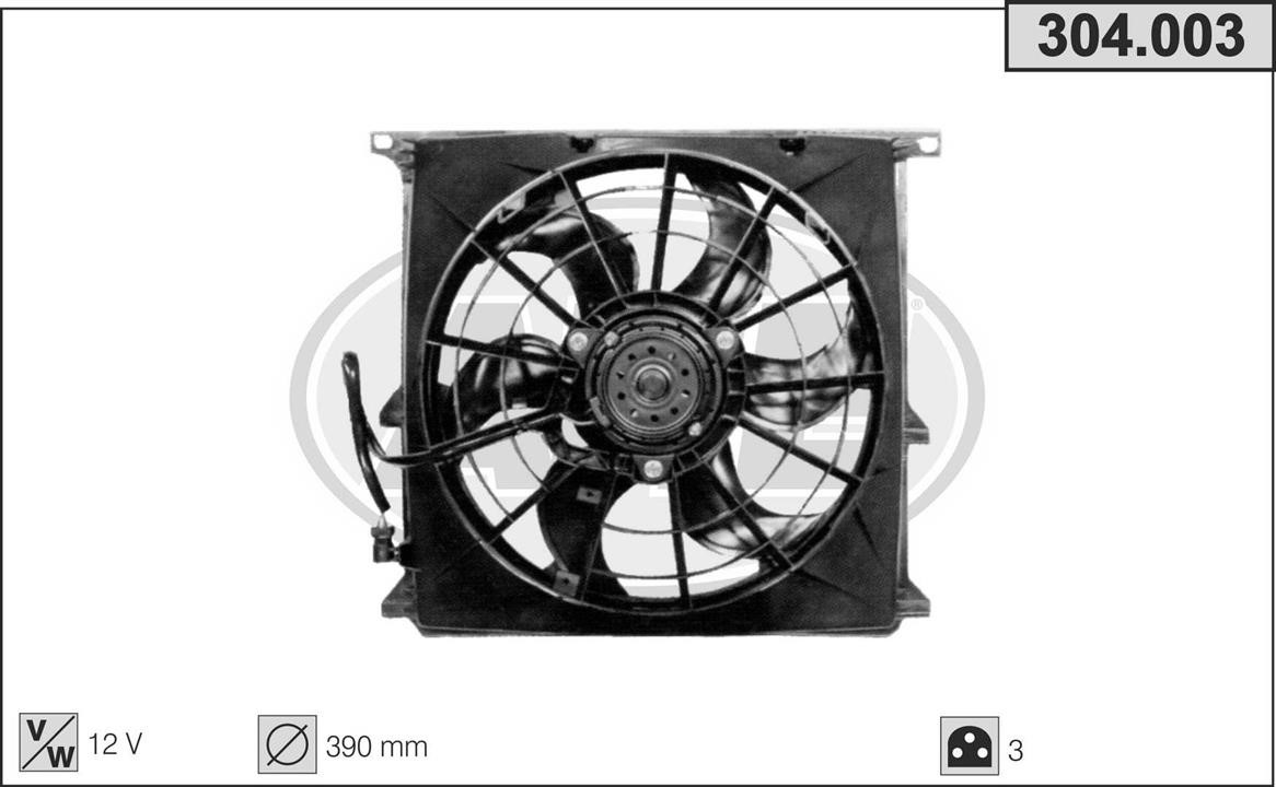 AHE 304.003 Fan, radiator 304003