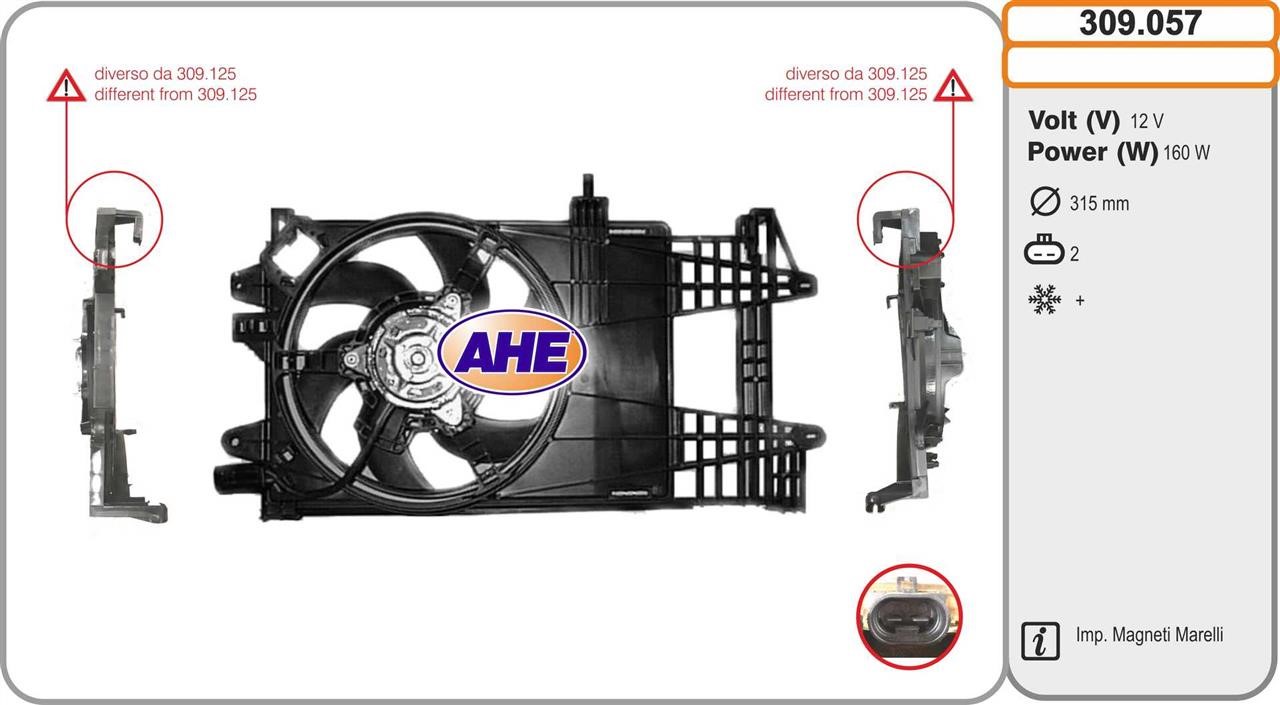AHE 309.057 Fan, radiator 309057