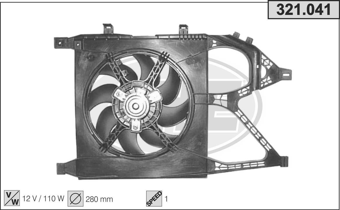 AHE 321.041 Fan, radiator 321041