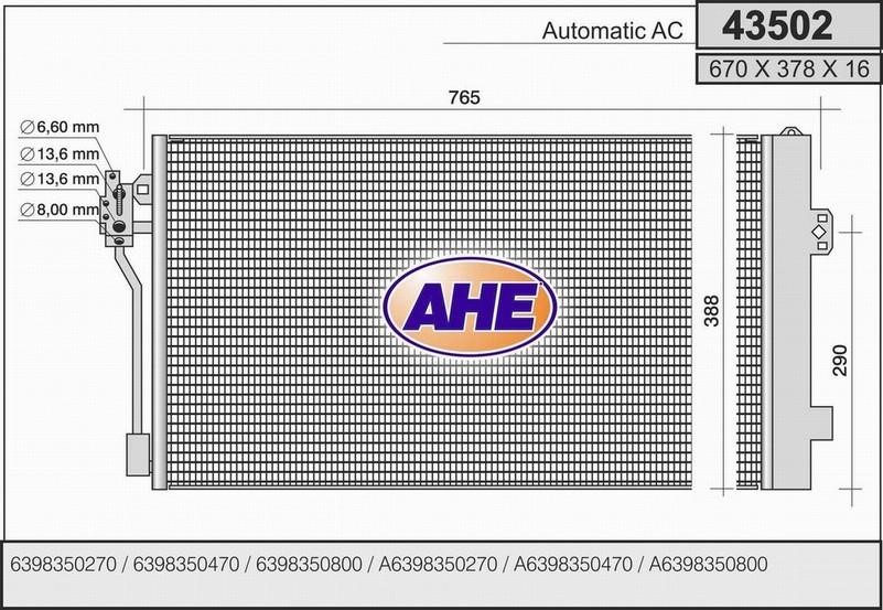 AHE 43502 Cooler Module 43502