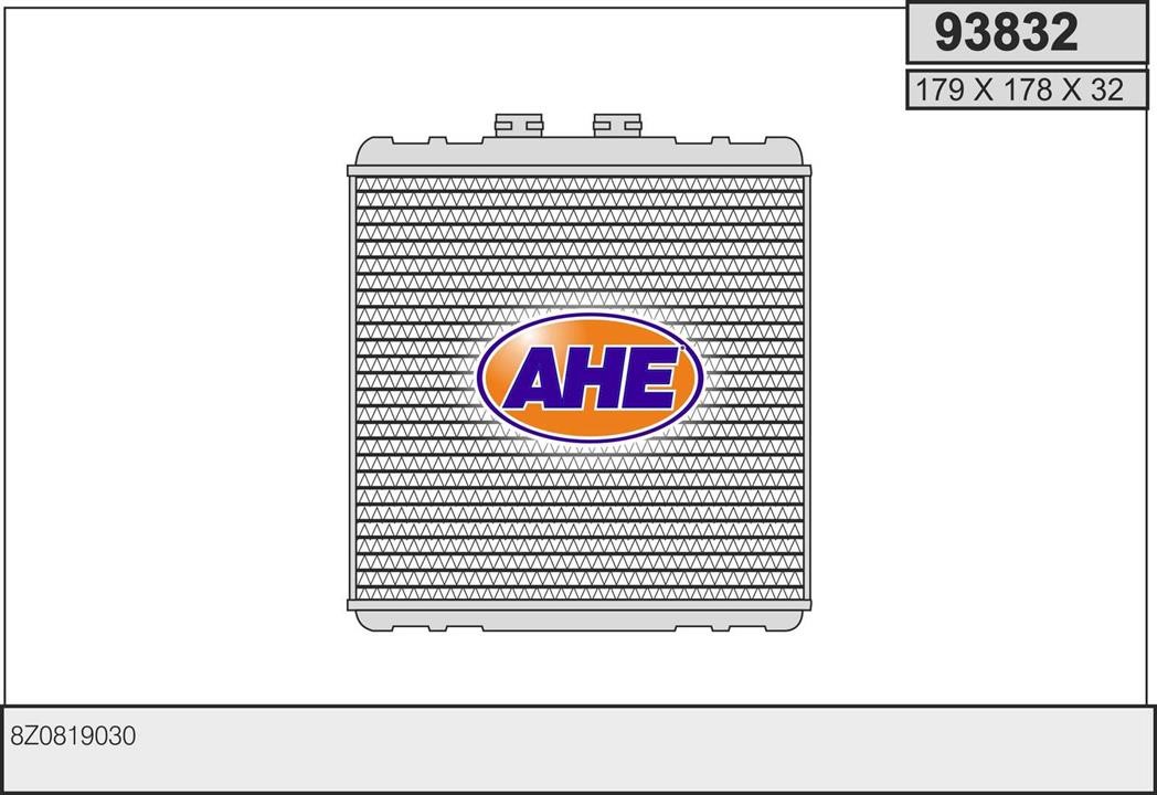AHE 93832 Heat Exchanger, interior heating 93832