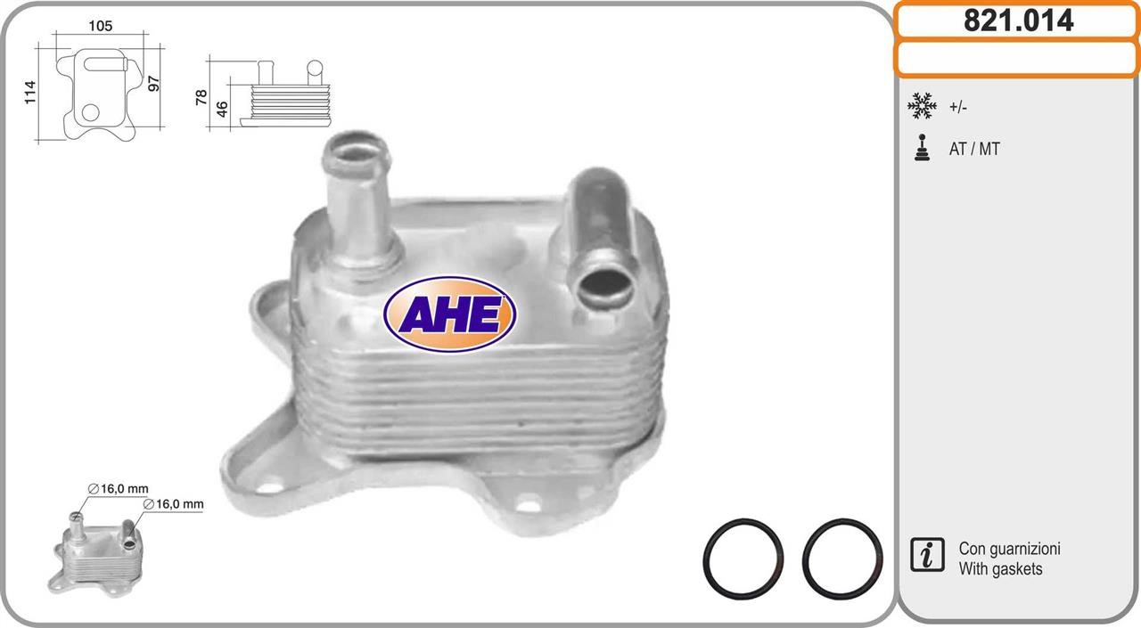 AHE 821.014 Oil Cooler, engine oil 821014