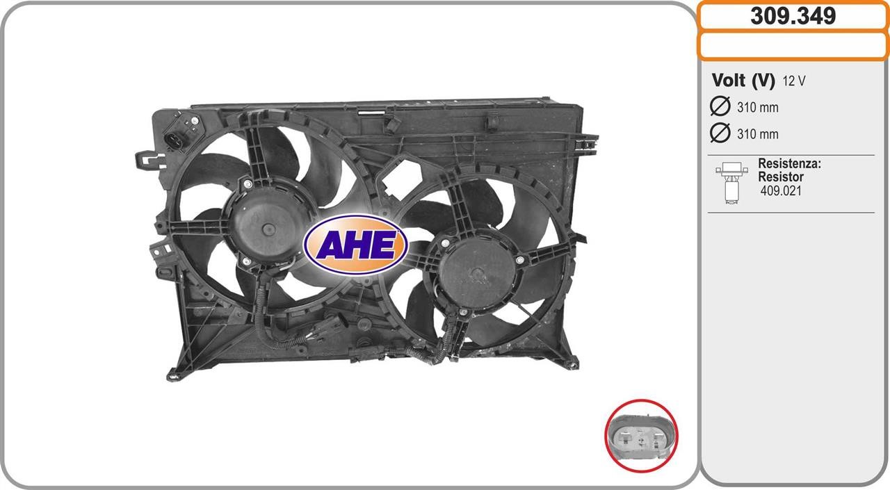 AHE 309.349 Hub, engine cooling fan wheel 309349