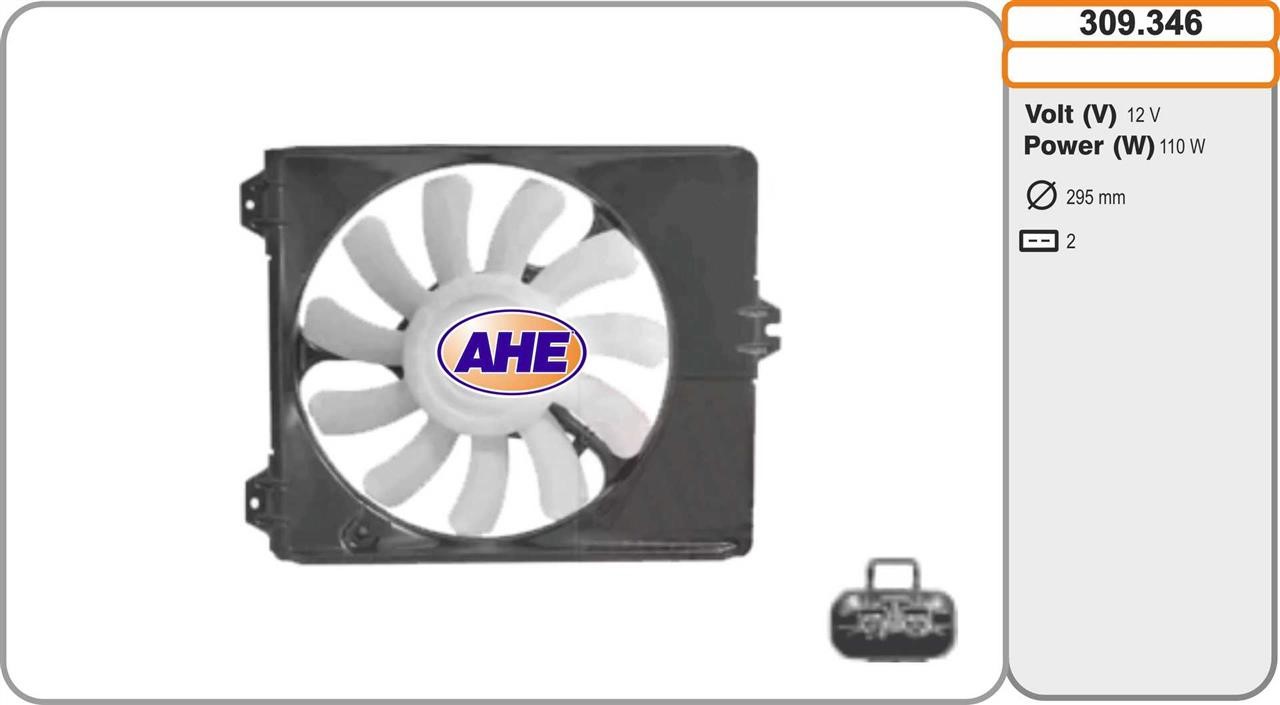 AHE 309.346 Hub, engine cooling fan wheel 309346