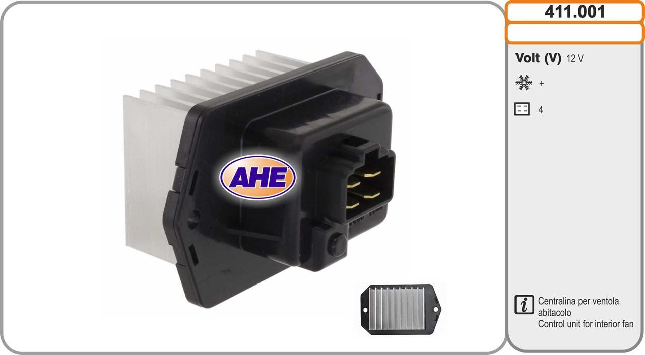 AHE 411.001 Control Unit, electric fan (engine cooling) 411001