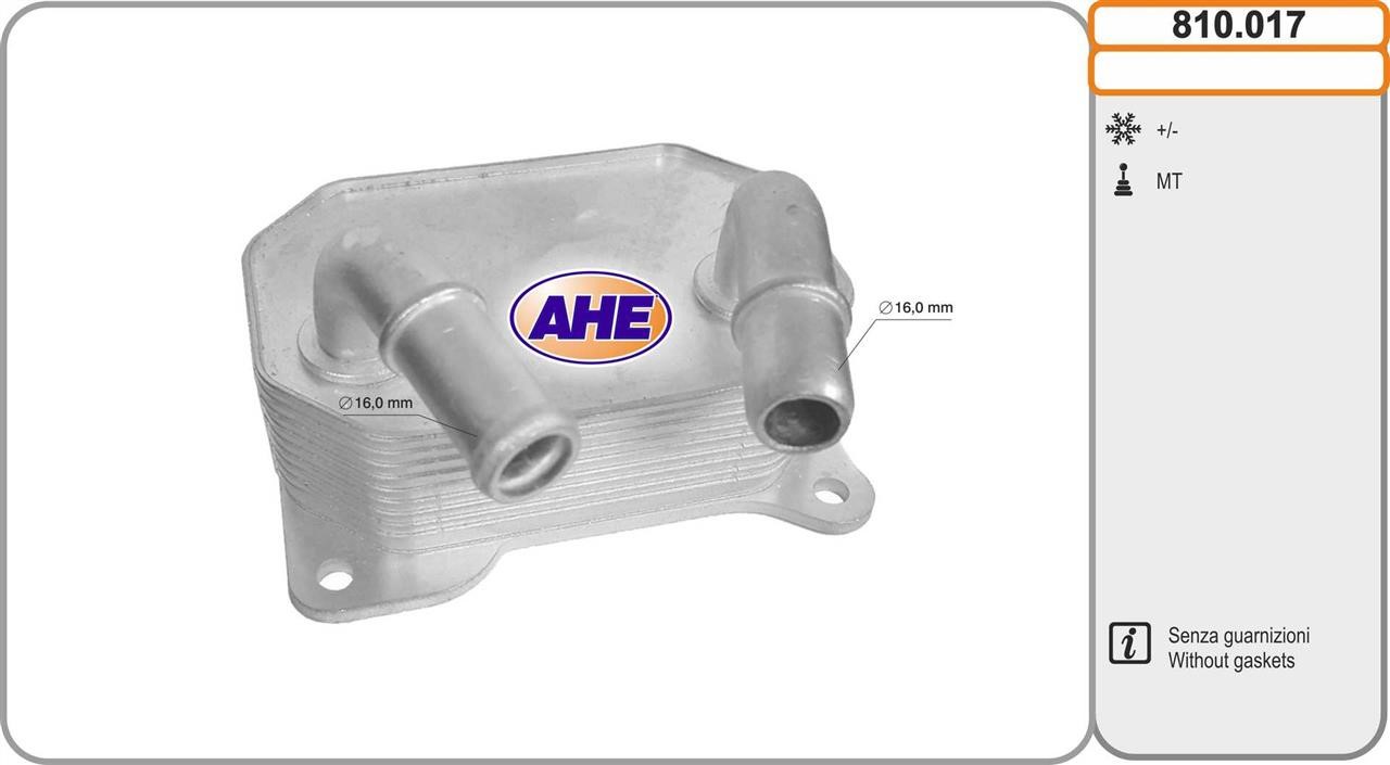 AHE 810.017 Oil Cooler, engine oil 810017
