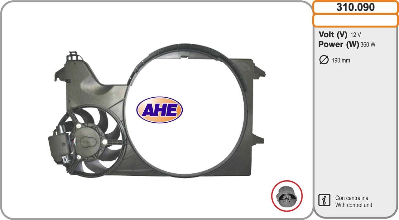 AHE 310.090 Hub, engine cooling fan wheel 310090