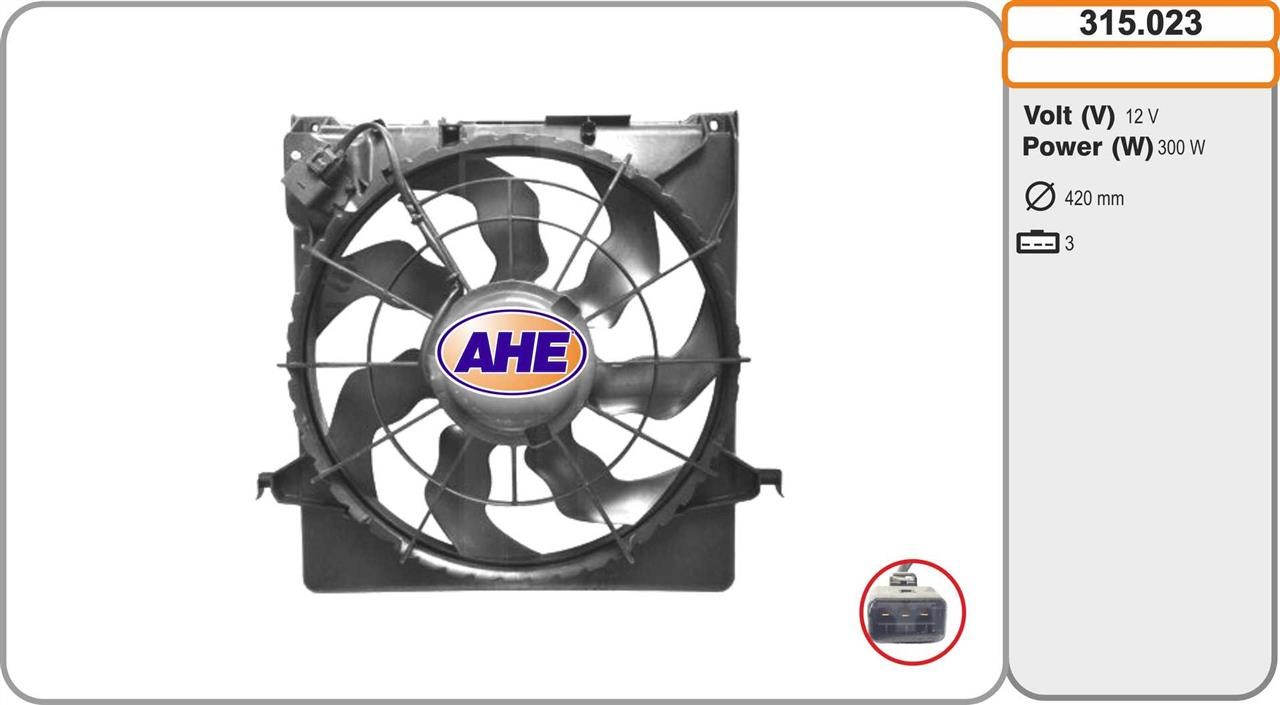 AHE 315.023 Hub, engine cooling fan wheel 315023