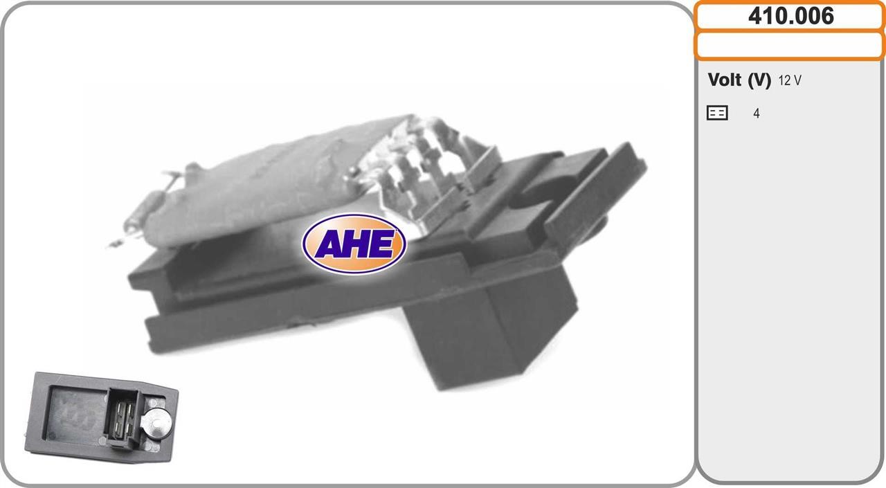 AHE 410.006 Pre-resistor, electro motor radiator fan 410006