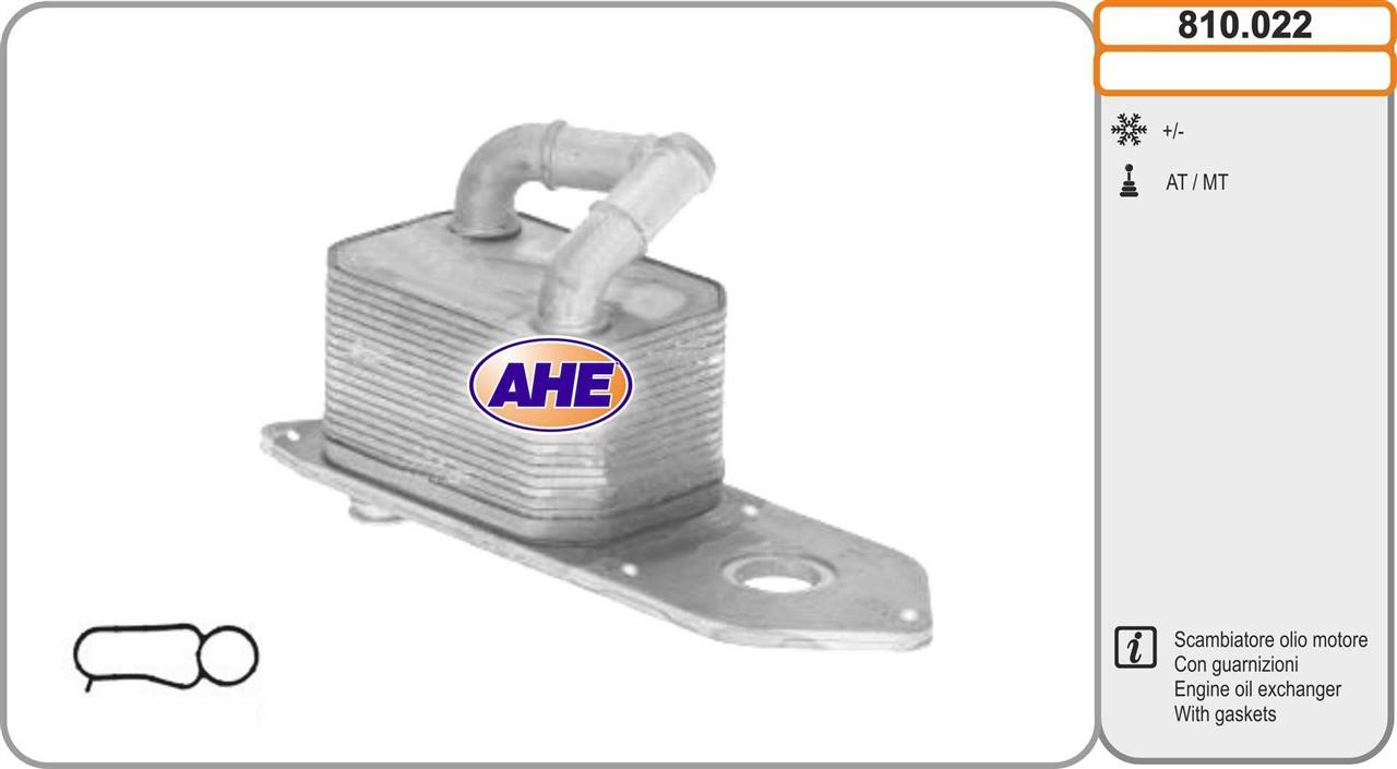 AHE 810.022 Oil Cooler, engine oil 810022