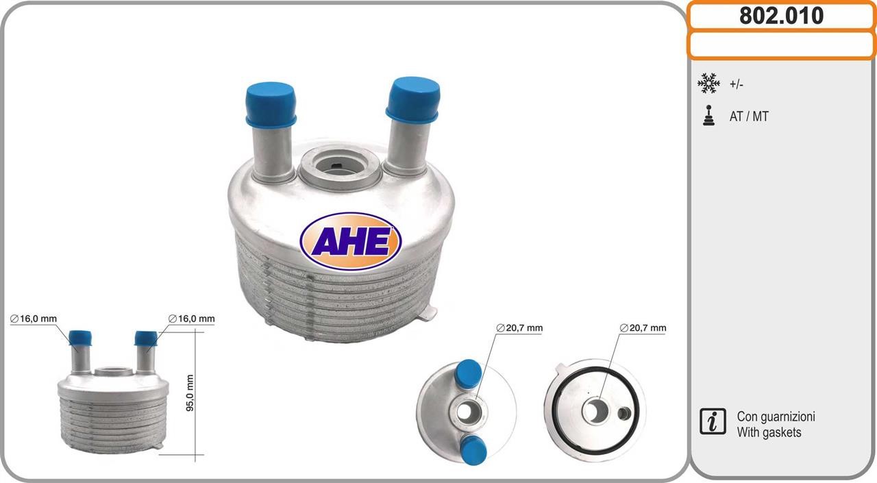 AHE 802.010 Oil Cooler, engine oil 802010