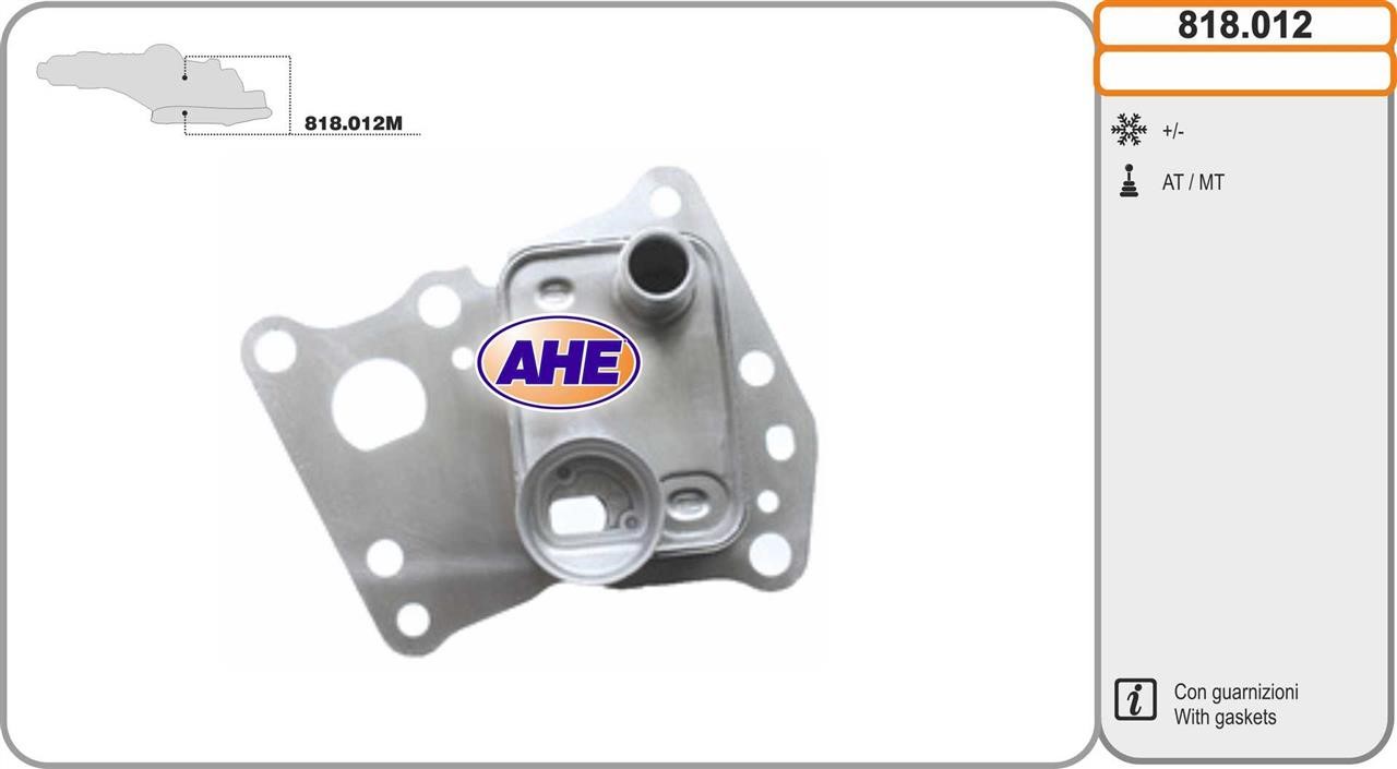 AHE 818.012 Oil Cooler, engine oil 818012