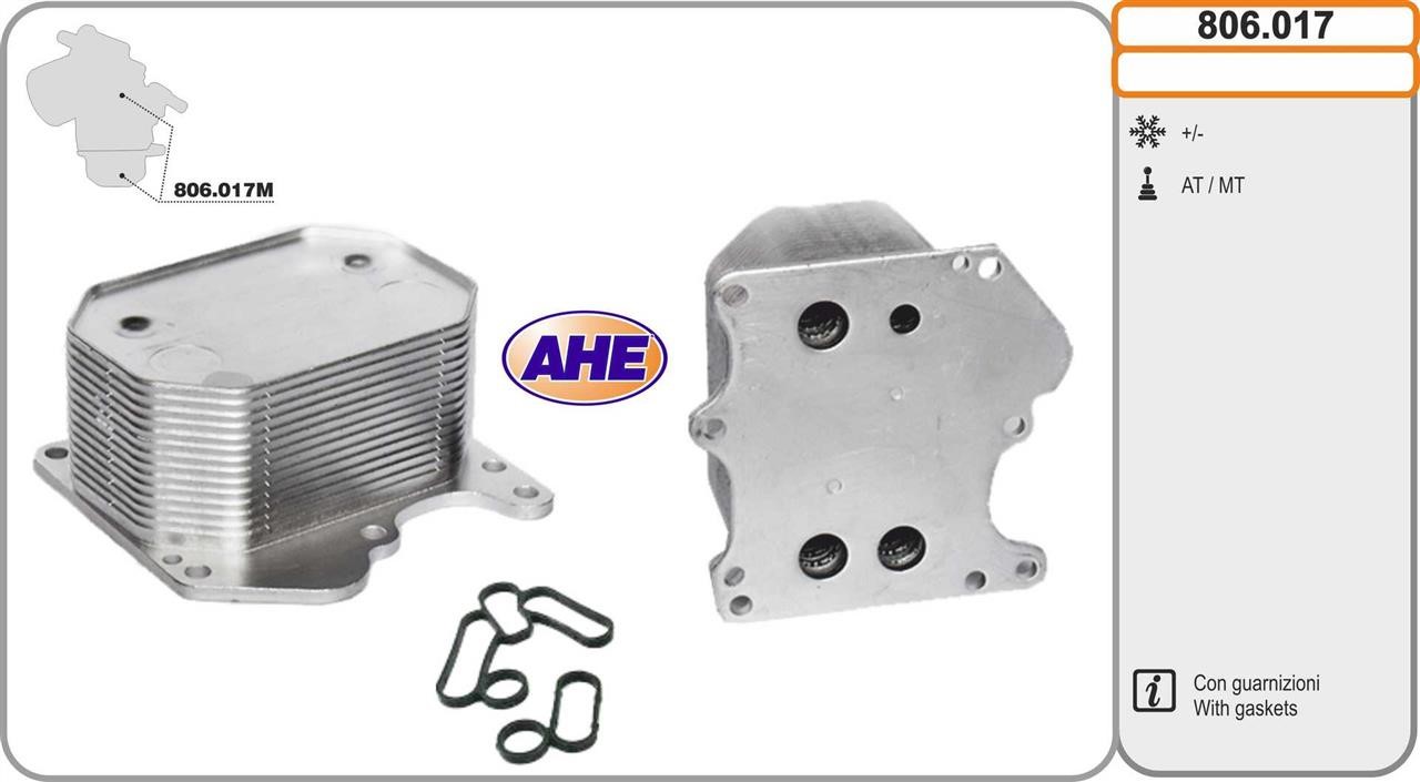 AHE 806.017 Oil Cooler, engine oil 806017