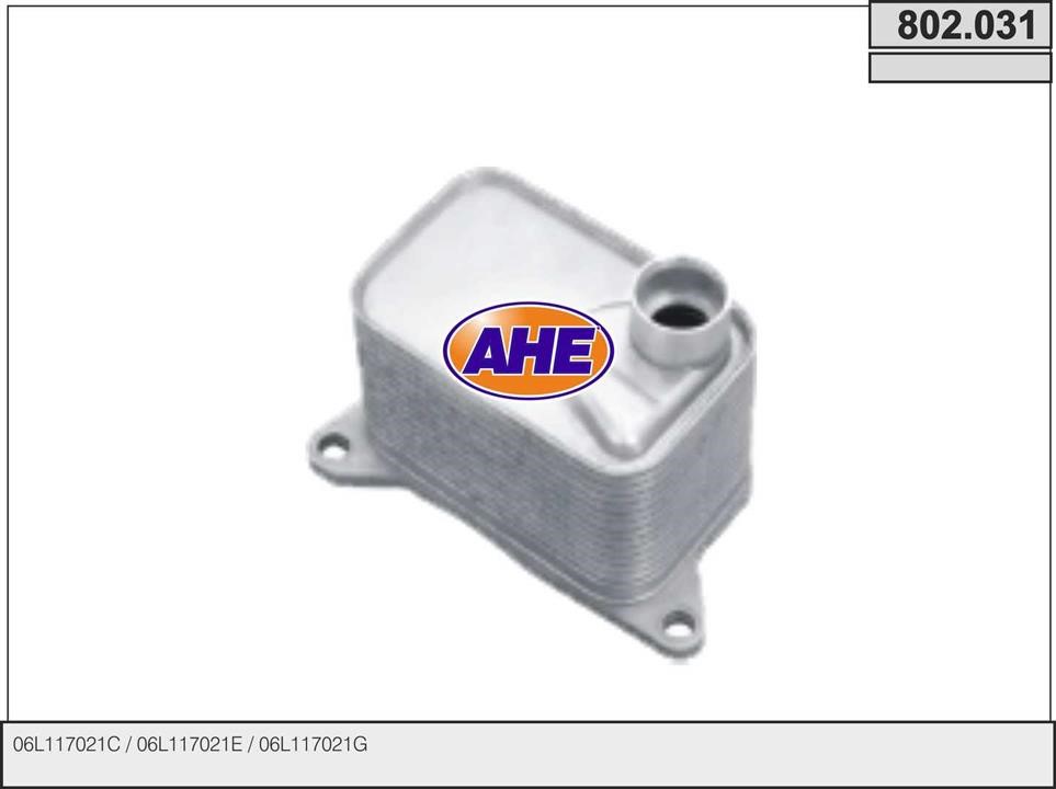 AHE 802.031 Oil Cooler, engine oil 802031