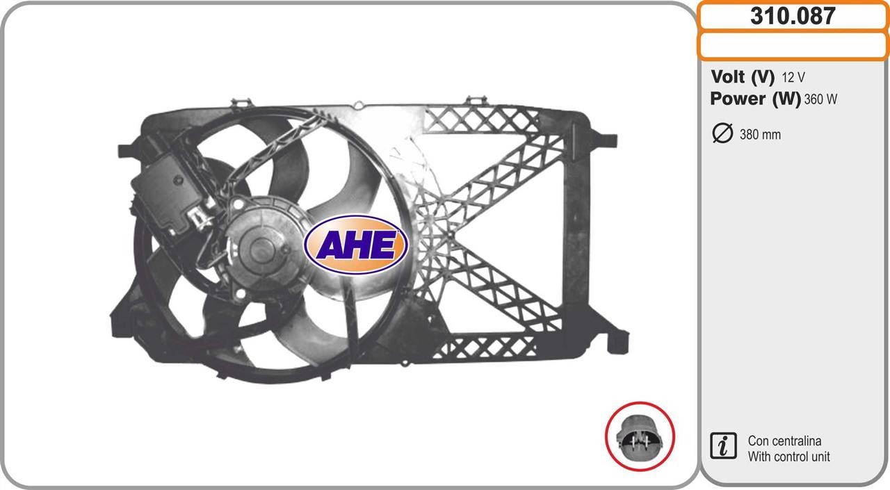 AHE 310.087 Hub, engine cooling fan wheel 310087