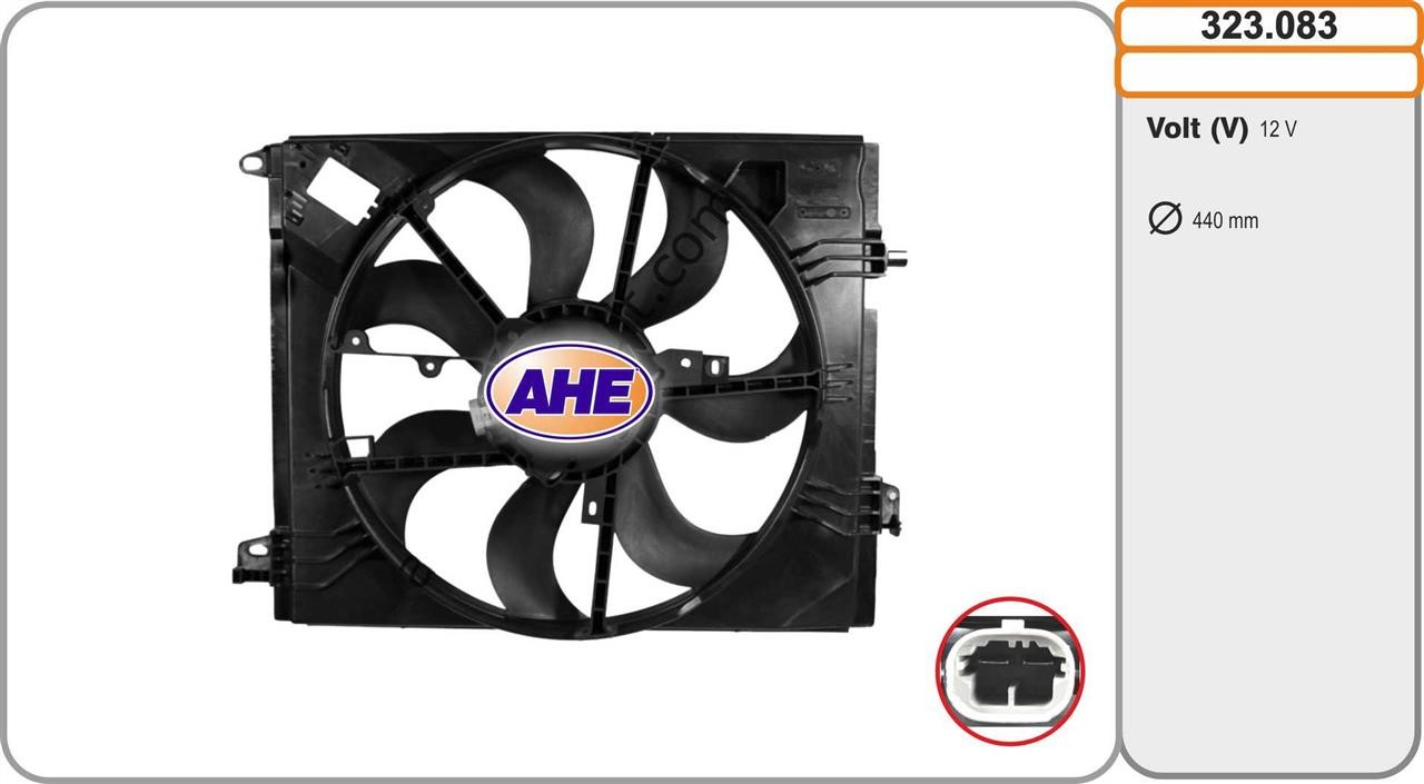 AHE 323.083 Hub, engine cooling fan wheel 323083
