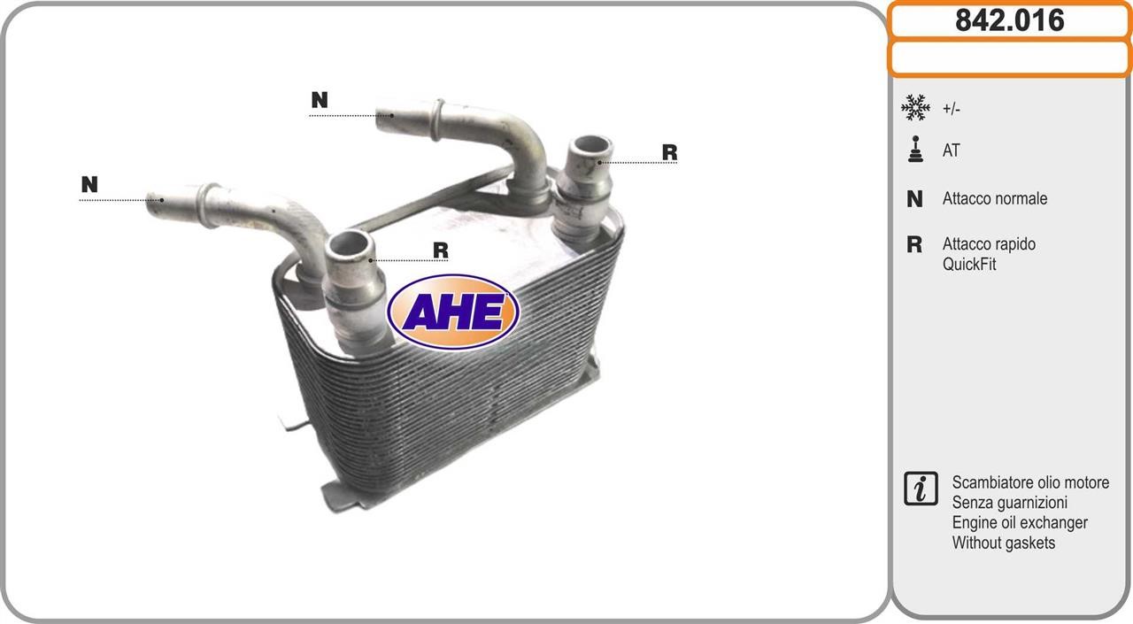 AHE 842.016 Oil Cooler, engine oil 842016