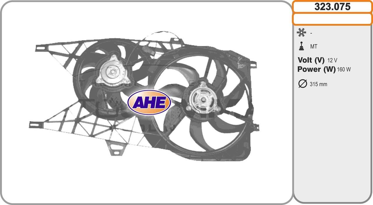 AHE 323.075 Hub, engine cooling fan wheel 323075