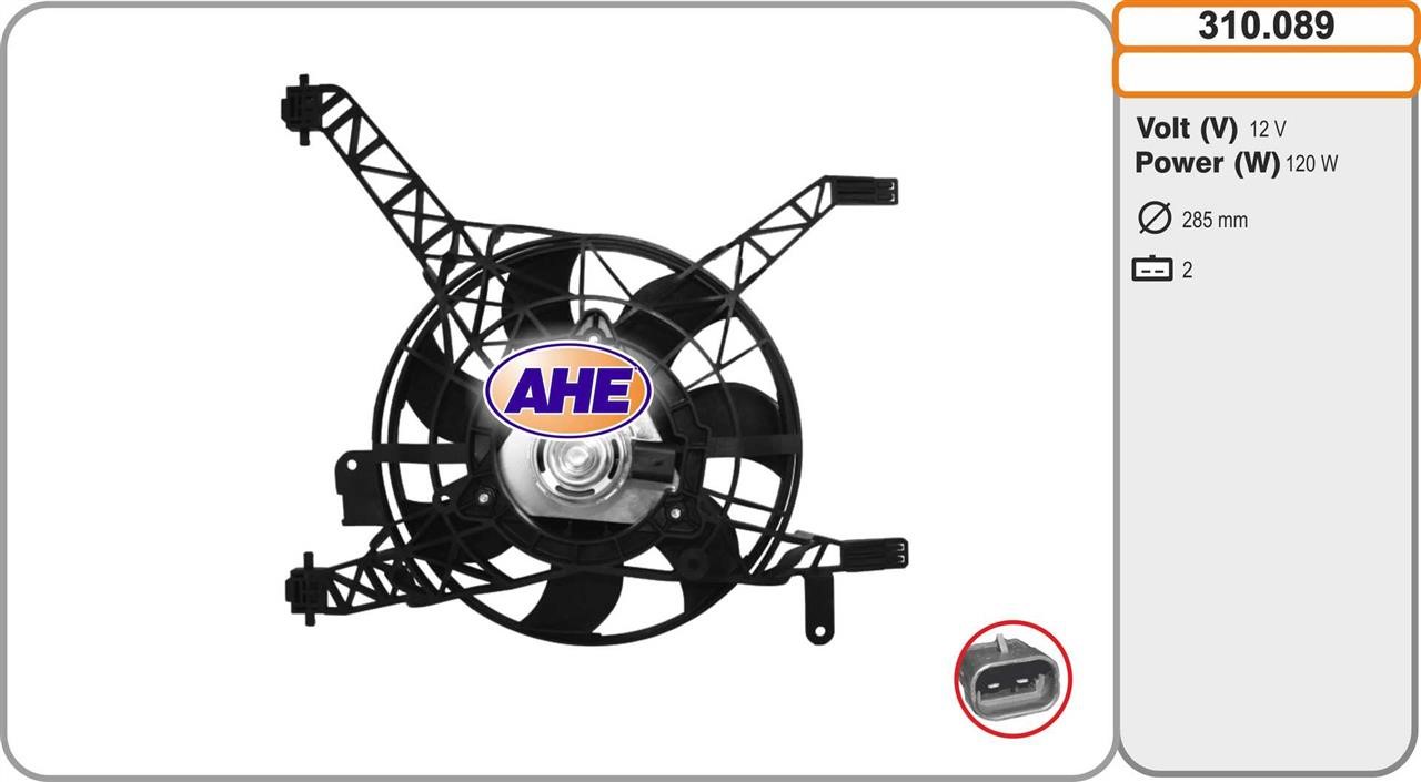 AHE 310.089 Hub, engine cooling fan wheel 310089