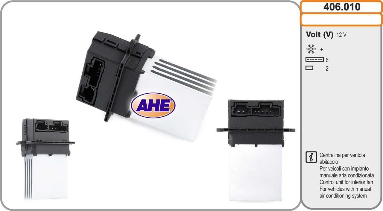 AHE 406.010 Control Unit, electric fan (engine cooling) 406010