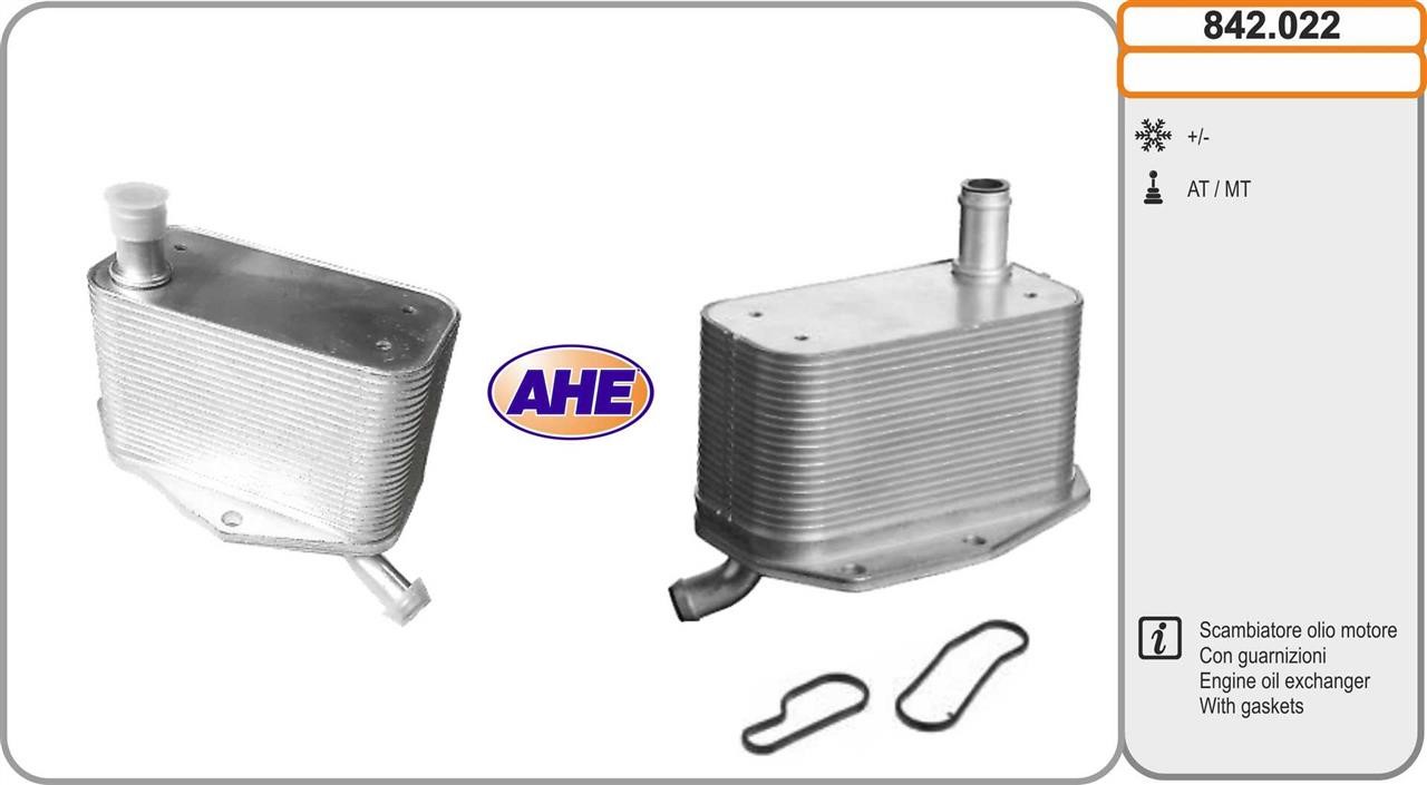 AHE 842.022 Oil Cooler, engine oil 842022