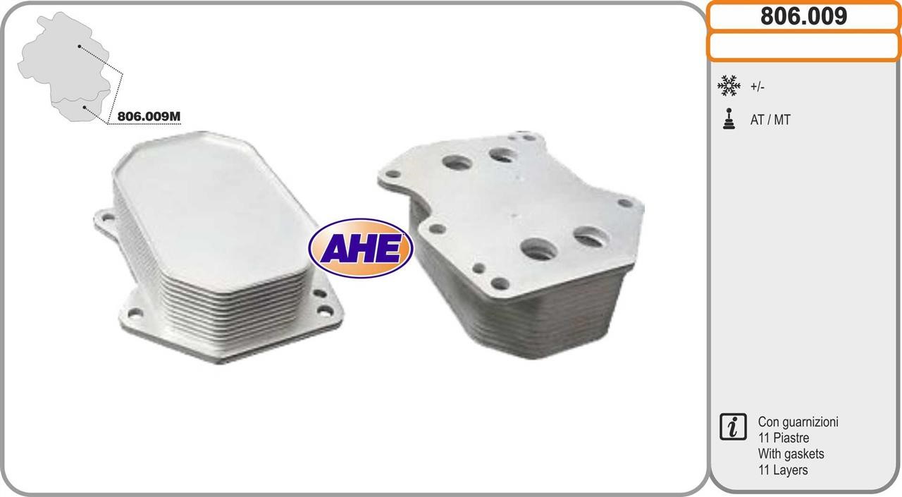 AHE 806.009 Oil Cooler, engine oil 806009