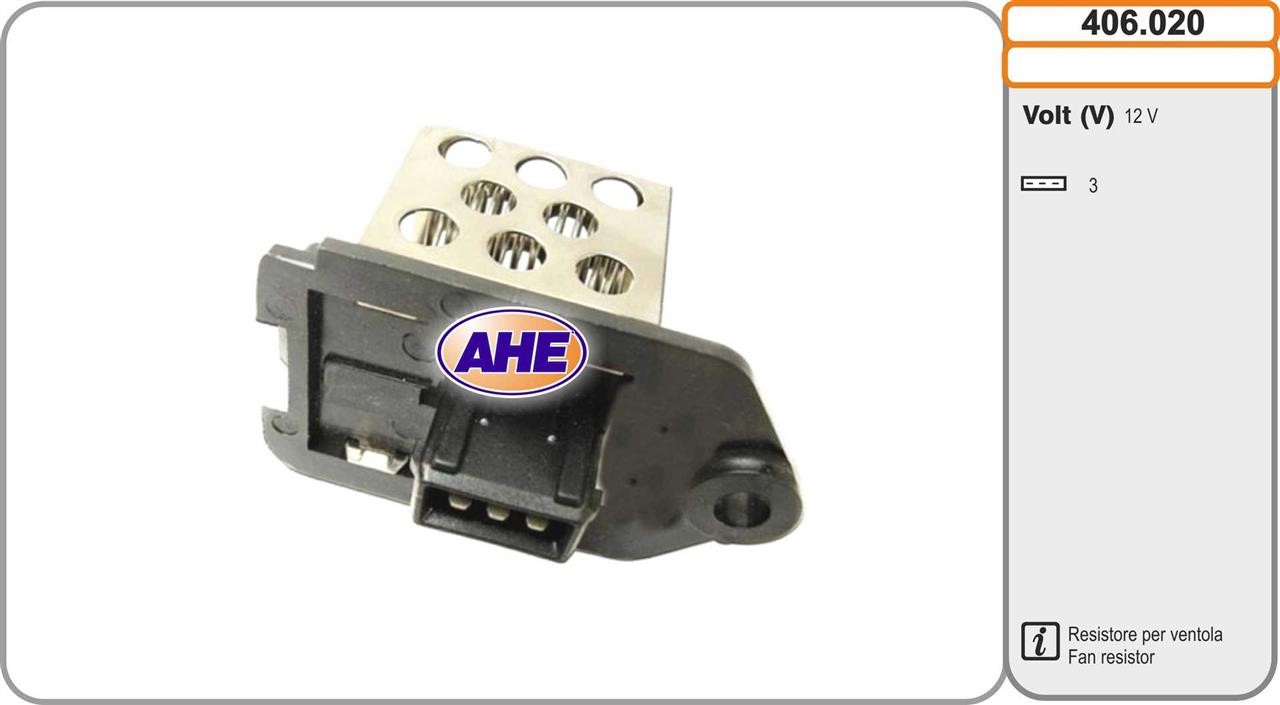 AHE 406.020 Pre-resistor, electro motor radiator fan 406020