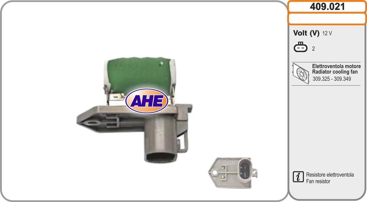 AHE 409.021 Pre-resistor, electro motor radiator fan 409021