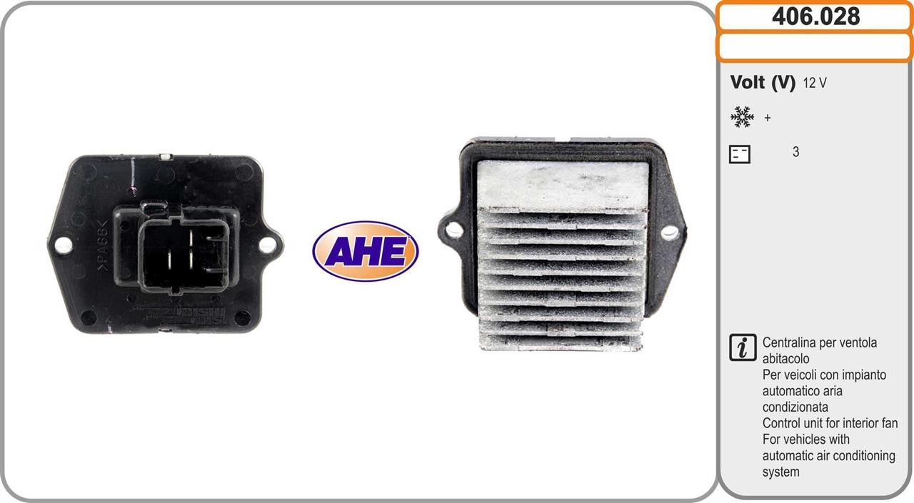 AHE 406.028 Control Unit, electric fan (engine cooling) 406028