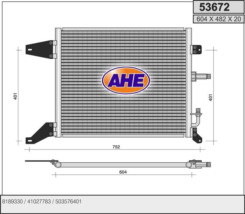 AHE 53672 Cooler Module 53672